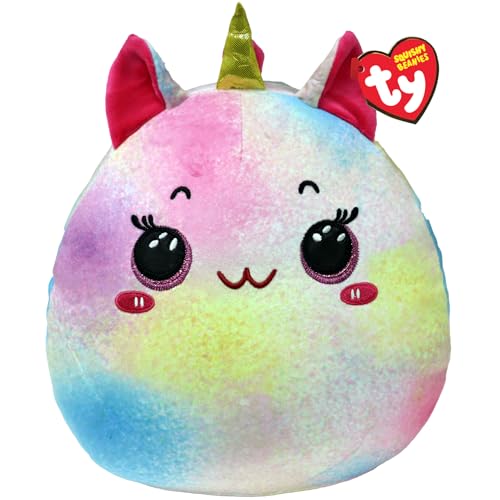 Ty Maisie Unicorn Squish a Boo 14 Inches - Squishy Beanies for Kids, Baby Soft Plush Toys - Collectible Cuddly Stuffed Teddy von TY