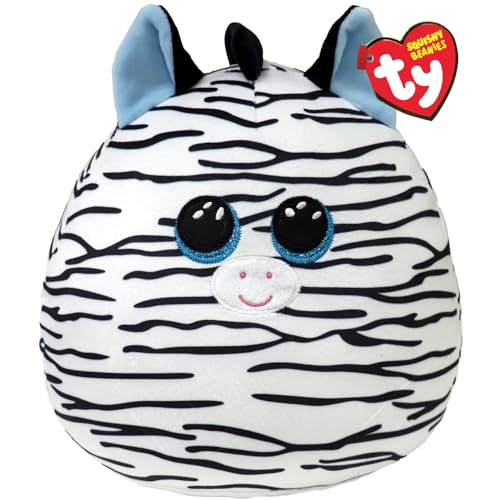 TY Xander Zebra Squish a Boo 14 Inches - Squishy Beanies for Kids, Baby Soft Plush Toys - Collectible Cuddly Stuffed Teddy von TY