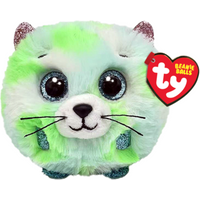 TY 42537 TEENY PUFFIES CAT EVIE - GREEN - 10 cm von Ty