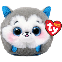 TY42539 TEENY PUFFIES HUSKY SLUSH - GRAY - 10 cm von Ty