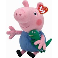 Ty - Beanie Babies Licensed - Peppa Pig - George Pig, medium von Ty