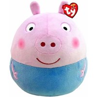 Ty - Squishy Beanies Licensed - Peppa Pig - Freund George, 20 cm von Ty