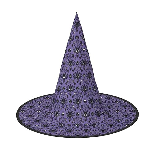 TyEdee Gruseliger Halloween-Hexenhut, magische Kappe, für Halloween-Dekoration, Cosplay, Kostümzubehör, Spukhaus von TyEdee