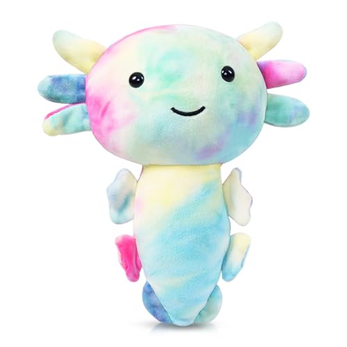 Tydeus Axolotl Plüschtier 20cm,Stofftier Plüschpuppen,Axolotl Süße Kuscheltier für Kinder,Flauschiges Kinderspielzeug Geschenk für Jungen und Mädchen Geburtstage Weihnachts Neujahrsgeschenke von Tydeus