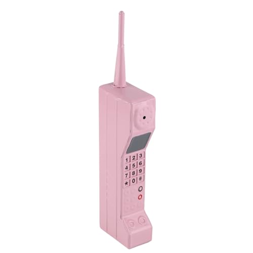 Retro -Mobiltelefonmodell, Vintage Telefon altmodische Mobiltelefonmodell Ornament Vintage -Simulation fotografische Requisiten für die Heimbühne (Pink) von Tyenaza