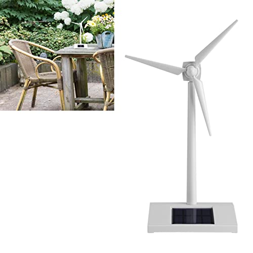 Tyenaza Solarbetriebene Windmühle, Windrad Modell Kinderspielzeug für den Wissenschaftsunterricht Heimtextilien Pädagogisches Werkzeug Wohnkultur Garten Schreibtisch Ornament von Tyenaza