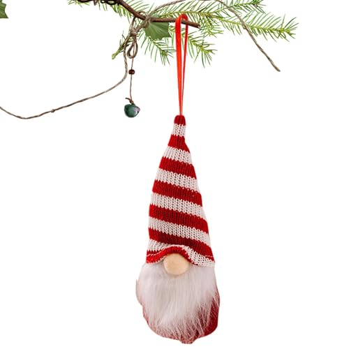 4 Stück Plüsch Wichtel Gnom Weihnachten Deko Christmasdecorations Christbaumschmuck Weihnachtsbaumzwerge Zum Aufhänge 3D Gefüllte Zwergenornamente Heimdekoration von Tyinerc