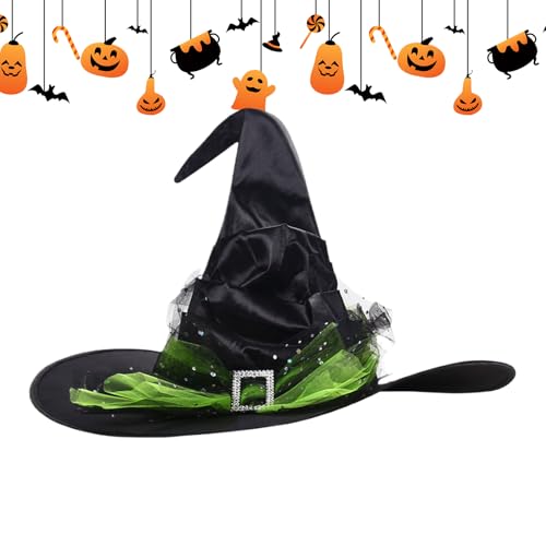 Tyinerc Hexenhüte Für Halloween | Hexenhüte Für Erwachsene - Verstellbarer Klassiker Für Karneval Cosplay Partys Dekoration Accessoires Tyinerc Hexenhüte Für Halloween | Hexenhüte Für Erwachsene - Verstellbarer Klassiker Für Karneval Cosplay Partys Dekoration Accessoires von Tyinerc