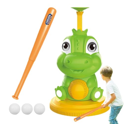 Tyinerc Kinder-Teeball-Set, Kleinkind-Baseball-Set - Lustige Kleinkind-Sportspielzeug-Baseball-Pitching-Maschine | Neuartiger Baseball-Trainer für Kinder, Baseball-Trainingsausrüstung für von Tyinerc