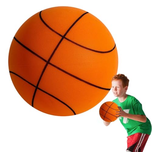 Tyinerc Silent Ball Basketball | Leichter Spielzeug-Silent-Ball-Spaß Für Den Innenbereich | Geschenk Für Das Training Von Kindern Und Erwachsenen, Indoor-Basketball von Tyinerc