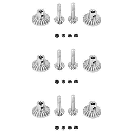 Tynmoel 12 Stück Stahl Vorder und Achse Zahnrad Antrieb Welle Zahnräder Set Für B24 B36 C14 C24 MN D90 MN99S Upgrade Teile von Tynmoel