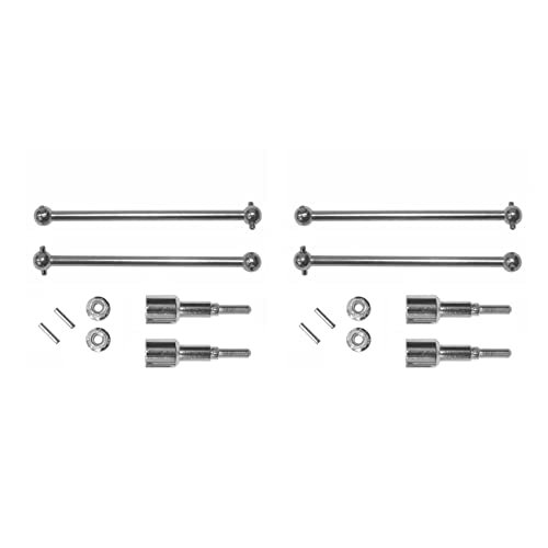 Tynmoel 2X Metall Hintere Antriebswelle Dogbone für HBX 901 901A 903 903A 905 905A 1/12 RC Car Upgrades Teile Ersatzteile ZubehöR von Tynmoel