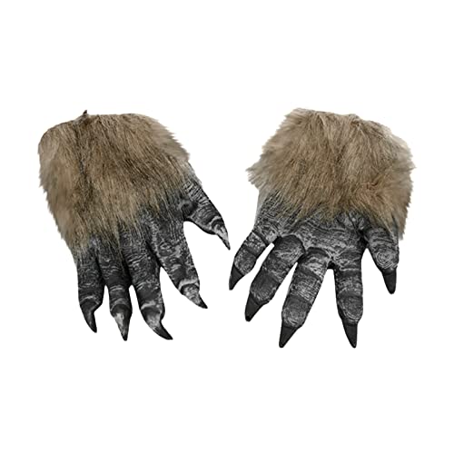 Tyuffghet Augenklappe Wolfs-Gesichtsmaske für Halloween-Party-Kostüm-Mund-Gesichtsmaske-Gesichtsmaske Nelken (B, One Size) von Tyuffghet