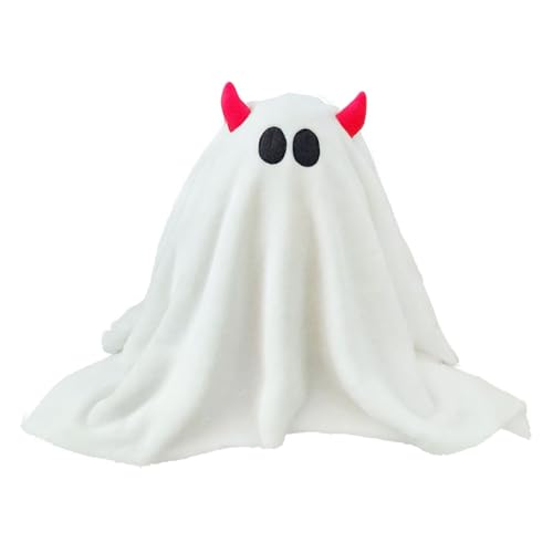 Tyuffghet Puppenhaus Möbel Halloween-Plüschtier, Home-Party-Dekorationen, Plüschtier für Kleinkinder (White, 30cm) von Tyuffghet