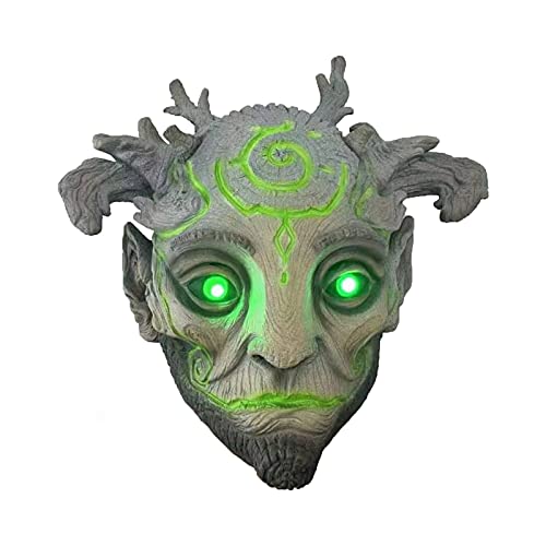 Tyuffghet Verkleidung Face Light Up Mask Realistische Led Spirit Mask (One Size) von Tyuffghet