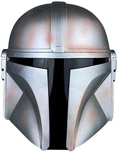 Mandalorian Helm SW Spritzguss Modell Hart-PVC-Maske Erwachsene Halloween Cosplay Kostüm Zubehör Verkleidung Merchandise (Gold) von TzCoser