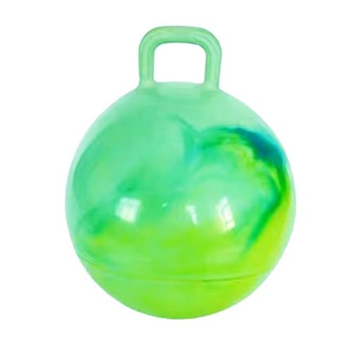 UASNHU Hüpfball für Kinder, Aufblasbarer Hüpfball mit Pumpe, 55 cm Hopper-Ball für Mädchen und Jungen, maximale Belastung 150 kg, Spielzeug für Kinder ab 10 Jahren (Grün) von UASNHU