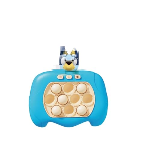 Elektronisches Pop Pop Spiel, Quick Push Bubbles, Elektronisches Pop It Konsole mit Display, sensorisches und magisches Spielzeug (WST-Blau) von UBIK