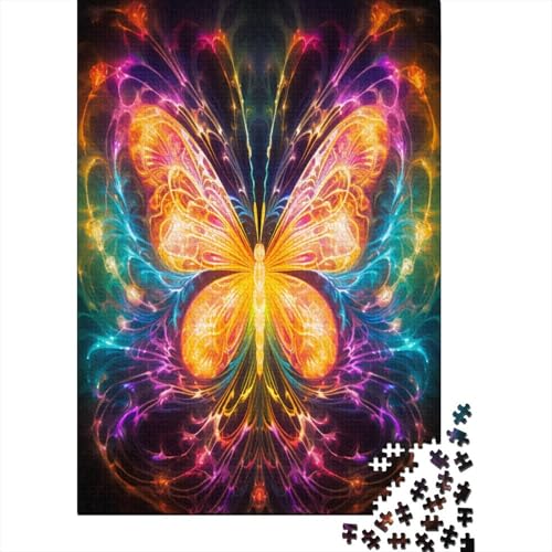 Schmetterling Puzzle 1000 Teile,Puzzle Für Erwachsene, Impossible Puzzle,Puzzle 1000 Puzzle Home DekoRatteion Puzzle,Erwachsenenpuzzle Puzzel 1000pcs (75x50cm) von UBZKJDEUI