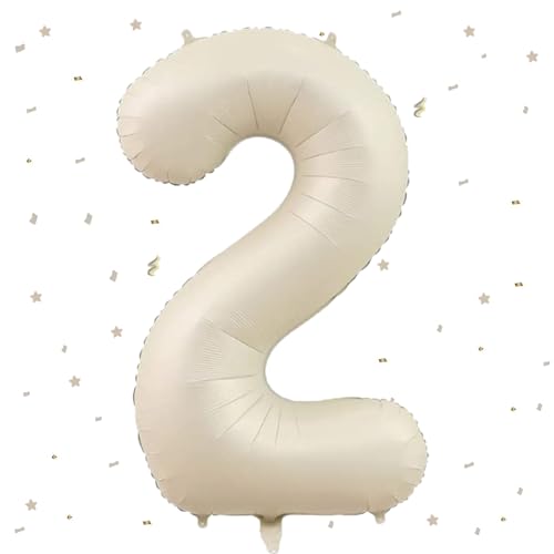 Beige Luftballon 2,Zahlen Luftballon Beige, 40 Zoll Weiß Creme Folienballon 2,101cm Sandweiß Zahlenballon 2 Helium Ballon Luftballon 2 Geburtstag für 2 Jahre Geburtstagsdeko Kinder Mädchen Junge Beige Luftballon 2,Zahlen Luftballon Beige, 40 Zoll Weiß Creme Folienballon 2,101cm Sandweiß Zahlenballon 2 Helium Ballon Luftballon 2 Geburtstag für 2 Jahre Geburtstagsdeko Kinder Mädchen Junge von UDRKFOPK