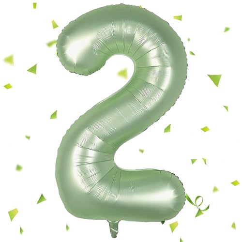 Zahlen Luftballon Salbeigrün,Salbeigrün Luftballon 2,40 Zoll Olivgrün Folienballon 2 Zahlenballon 2 Helium Ballon, Luftballon 2 Geburtstag für 2 Jahre Geburtstagsdeko Kinder Mädchen Junge Zahlen Luftballon Salbeigrün,Salbeigrün Luftballon 2,40 Zoll Olivgrün Folienballon 2 Zahlenballon 2 Helium Ballon, Luftballon 2 Geburtstag für 2 Jahre Geburtstagsdeko Kinder Mädchen Junge von UDRKFOPK