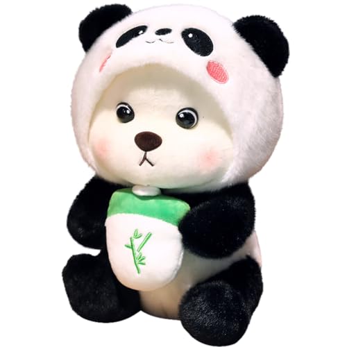 UDTGYELF Panda Kuscheltier, PandabäR Kuscheltier, TeddybäR PlüSchteddy Schmusetier, Cute Anime Panda Kuscheltier Puppe Stofftier Anime PlüSchtier Geschenk FüR Kinder Erwachsener, 23cm von UDTGYELF