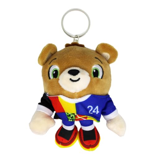 UEFA Euro 2024 - Plüsch Schlüsselanhänger/Keyring Maskottchen Albärt - 12cm - aus recycletem PET von UEFA Euro 2024