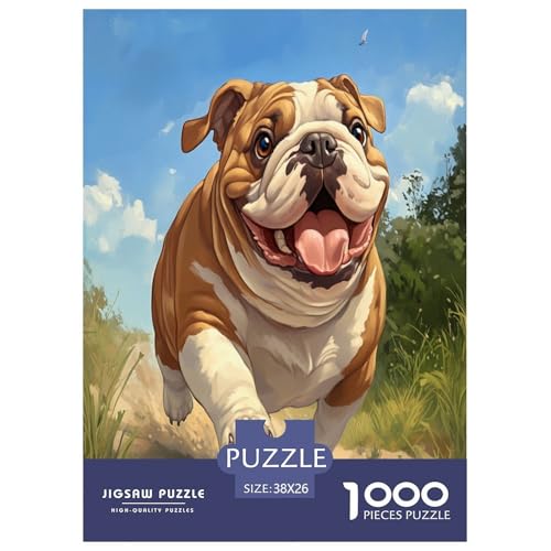 Bulldog Puzzle 1000 Teile Schwer Puzzle Spielzeug Lernspiel Impossible Herausforderungsspielzeug Für Erwachsene Und Kinder Ab 12 Jahren 38x26cm/1000pcs Bulldog Puzzle 1000 Teile Schwer Puzzle Spielzeug Lernspiel Impossible Herausforderungsspielzeug Für Erwachsene Und Kinder Ab 12 Jahren 38x26cm/1000pcs von UENDOKRNN