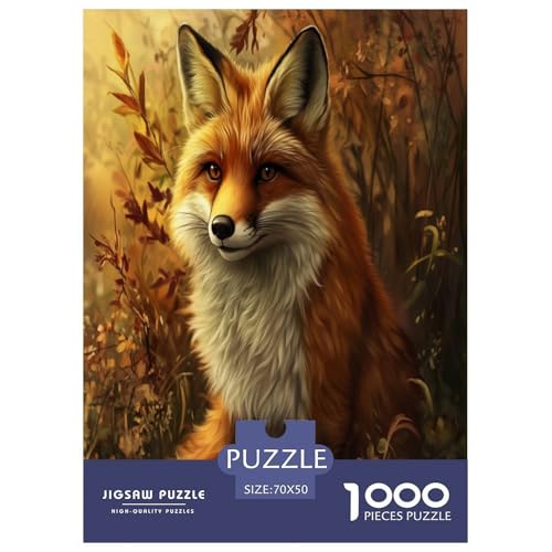 Fox Puzzle 1000-teilige Schwer Puzzle Spielzeug Lernspiel Impossible Herausforderungsspielzeug Für Erwachsene Und Kinder Ab 12 Jahren 70x50cm/1000pcs Fox Puzzle 1000-teilige Schwer Puzzle Spielzeug Lernspiel Impossible Herausforderungsspielzeug Für Erwachsene Und Kinder Ab 12 Jahren 70x50cm/1000pcs von UENDOKRNN
