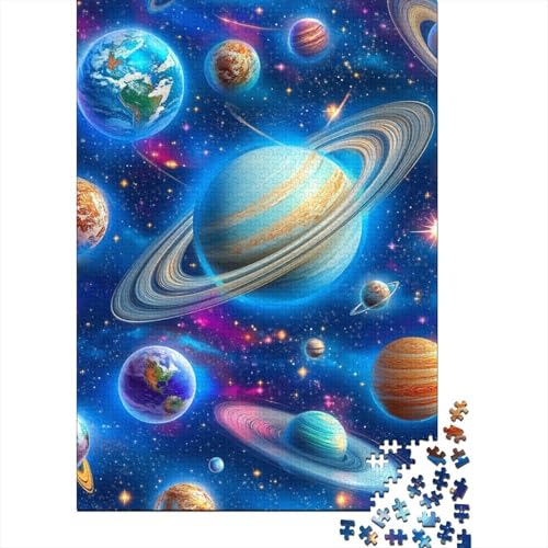 Kosmische Planeten Puzzles 1000 Teile Schwer Puzzle Spielzeug Pädagogisches Spiel Impossible Herausforderungsspielzeug Für Erwachsene Und Kinder in Bewährter 1000pcs (75x50cm) von UENDOKRNN