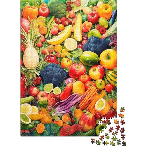 Obst Puzzles 1000 Teile Schwer Puzzle Spielzeug Lernspiel Impossible Herausforderung Spielzeug Für Erwachsene Und Kinder in Bewährter 1000pcs (75x50cm) von UENDOKRNN