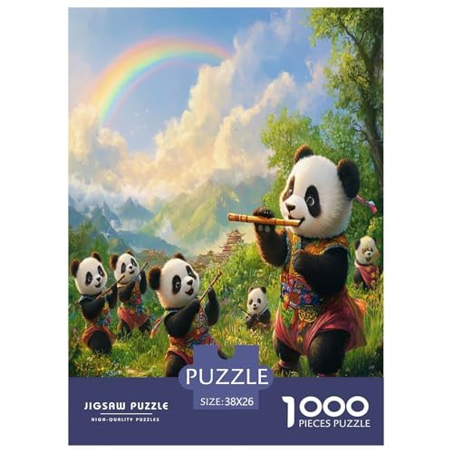 Panda Puzzle 1000-teilige Schwer Puzzle Spielzeug Lernspiel Impossible Herausforderungsspielzeug Für Erwachsene Und Kinder Ab 14 Jahren 38x26cm/1000pcs Panda Puzzle 1000-teilige Schwer Puzzle Spielzeug Lernspiel Impossible Herausforderungsspielzeug Für Erwachsene Und Kinder Ab 14 Jahren 38x26cm/1000pcs von UENDOKRNN