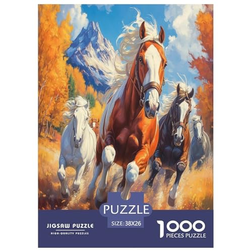 Pferd Puzzle 1000-teilige Schwer Puzzle Spielzeug Lernspiel Impossible Herausforderungsspielzeug Für Erwachsene Und Kinder Ab 14 Jahren 38x26cm/1000pcs Pferd Puzzle 1000-teilige Schwer Puzzle Spielzeug Lernspiel Impossible Herausforderungsspielzeug Für Erwachsene Und Kinder Ab 14 Jahren 38x26cm/1000pcs von UENDOKRNN