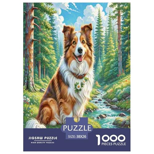 Shetlandsherhund Puzzle 1000 Teile Schwer Puzzle Spielzeug Lernspiel Impossible Herausforderungsspielzeug Für Erwachsene Und Kinder Ab 12 Jahren 38x26cm/1000pcs Shetlandsherhund Puzzle 1000 Teile Schwer Puzzle Spielzeug Lernspiel Impossible Herausforderungsspielzeug Für Erwachsene Und Kinder Ab 12 Jahren 38x26cm/1000pcs von UENDOKRNN