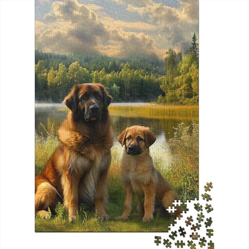 Tibetanischer Mastiff Puzzle 1000 Teile Schwer Puzzle Spielzeug Lernspiel Impossible Herausforderung Spielzeug Für Erwachsene Und Kinder in Bewährter 1000pcs (75x50cm) von UENDOKRNN