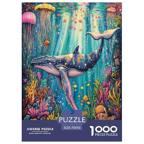 Wal Puzzles 1000 Teile Schwer Puzzle Spielzeug Lernspiel Impossible Herausforderungsspielzeug Für Erwachsene Und Kinder Ab 12 Jahren 70x50cm/1000pcs Wal Puzzles 1000 Teile Schwer Puzzle Spielzeug Lernspiel Impossible Herausforderungsspielzeug Für Erwachsene Und Kinder Ab 12 Jahren 70x50cm/1000pcs von UENDOKRNN