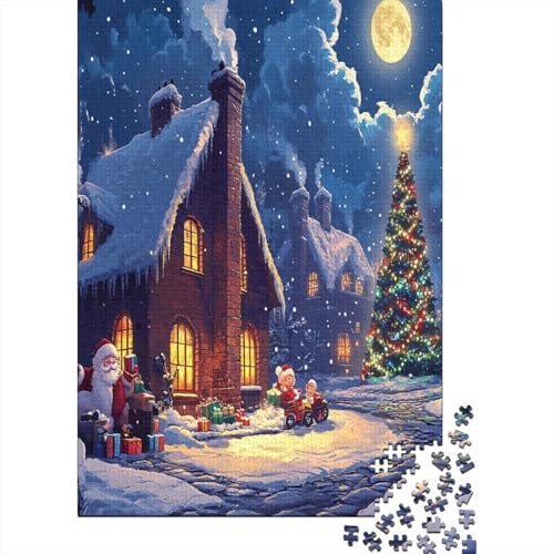 Weihnachtsbaum Puzzles 1000 Teile Schwer Puzzle Spielzeug Lernspiel Impossible Herausforderung Spielzeug Für Erwachsene Und Kinder in Bewährter 1000pcs (75x50cm) von UENDOKRNN