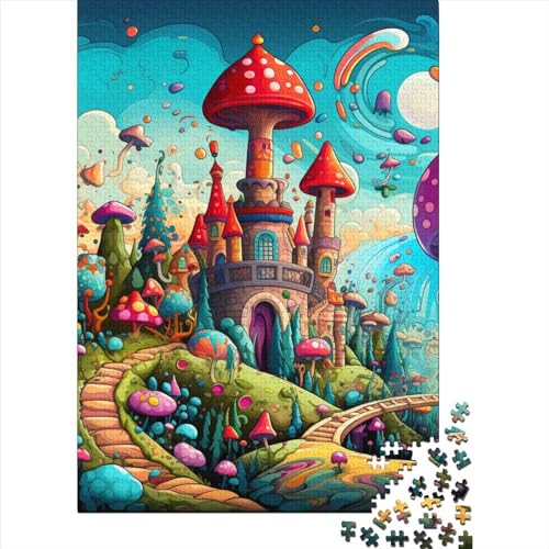 Wunderland Puzzle 1000-teilige Schwer Puzzle Spielzeug Lernspiel Impossible Herausforderungsspielzeug Für Erwachsene Und Kinder Ab 14 Jahren 1000pcs (75x50cm) von UENDOKRNN