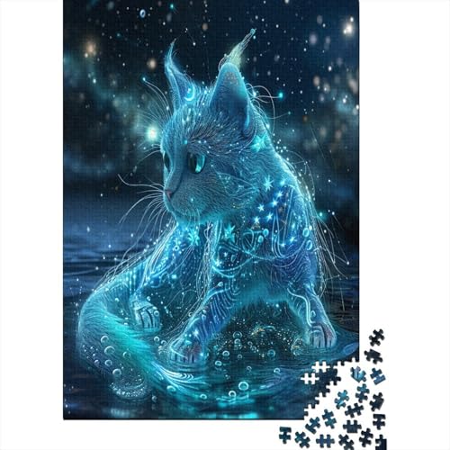 Kat Puzzlespiel 1000 Teile Jigsaw Puzzle 1000 Puzzle FüR Erwachsene Kinder Senioren Erwachsenen Puzzlespiel Puzzel 1000pcs (75x50cm) von UFAZEHDNS