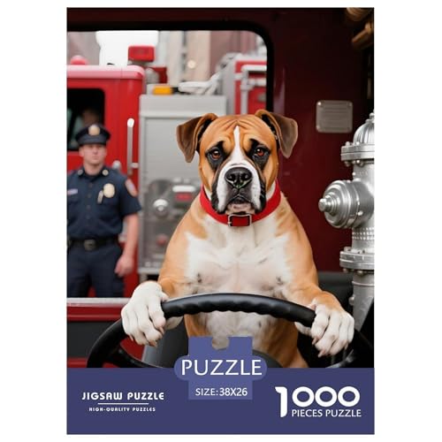 Kreatives Boxer Puzzle 1000 Teile Für Erwachsene – Premium Haustierhund Motiv – Schwieriges Spiel Für Heim & Reisen – Poster & Box Inklusive 38x26cm/1000pcs Kreatives Boxer Puzzle 1000 Teile Für Erwachsene – Premium Haustierhund Motiv – Schwieriges Spiel Für Heim & Reisen – Poster & Box Inklusive 38x26cm/1000pcs von UFVZBNFAN