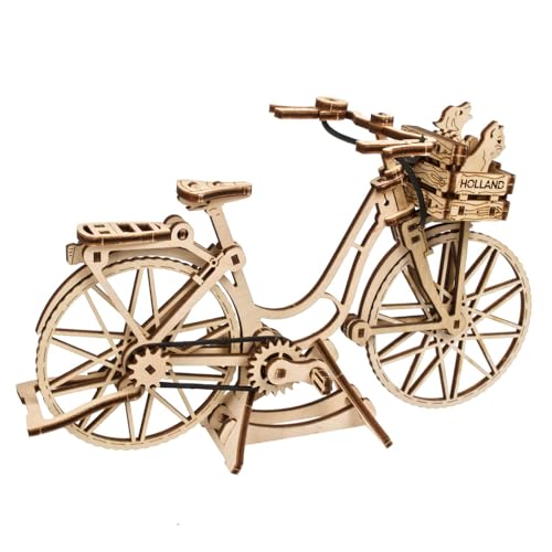 UGEARS Dutch Bicycle 3D Puzzles for Adults - Modellbaukästen Holzpuzzle Hobbys für Männer - Rompecabezas 3D para Adultos - Holzmodellbausatz zum Bauen von UGEARS