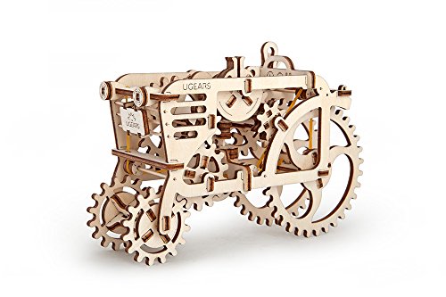 UGEARS 70003 Der Traktor mechanisches 3D-Puzzle, EIN hölzernes Rätsel für Kinder, Jugendliche und Erwachsene von UGEARS