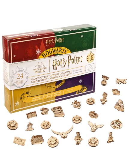 Ugears Harry Potter Adventskalender 2023 Kinder Bauen Fidget Toy 3D Holzpuzzle Modellbausatz Für 24 Tage - Weihnachtskalender Countdown mit Holz Spielzeug Figuren Modellbau Christbaumschmuck Ugears Harry Potter Adventskalender 2023 Kinder Bauen Fidget Toy 3D Holzpuzzle Modellbausatz Für 24 Tage - Weihnachtskalender Countdown mit Holz Spielzeug Figuren Modellbau Christbaumschmuck von UGEARS
