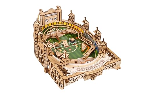 Ugears Quidditch Flipperautomat 3D Puzzle - Harry Potter 3D Holzpuzzle für Erwachsene - DIY Kit mit funktionierenden Flippern - Mechanische Holzmodell-Bausätze Geschenk zum Vatertag - 402 Teile Ugears Quidditch Flipperautomat 3D Puzzle - Harry Potter 3D Holzpuzzle für Erwachsene - DIY Kit mit funktionierenden Flippern - Mechanische Holzmodell-Bausätze Geschenk zum Vatertag - 402 Teile von UGEARS