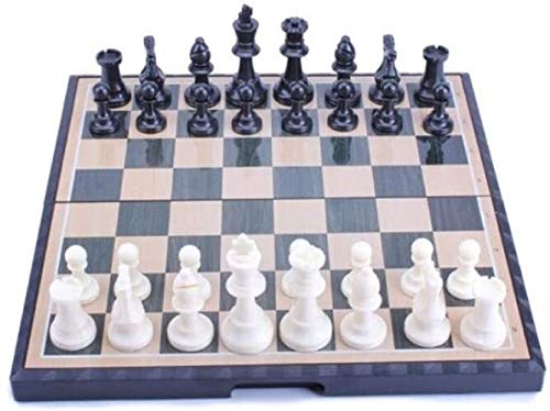 Internationales Schach, Dreidimensionale Größe Optionales magnetisches Schachspiel, Faltbares Spezialschach für Babys/Studentenausbildung/Wettbewerbe von UGKSBDVJK