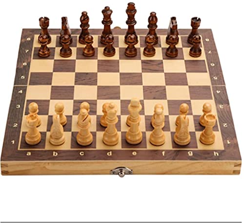 Magnetisches Schach, tragbares Schachbrett aus Holz, Klappbrett, Schach, internationales Schachbrett, Party, Familienaktivitäten, Schachspiel, Schach von UGKSBDVJK