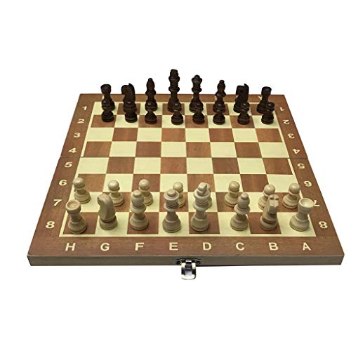 Schachspiel Internationales Schach 29 cm Holzschachbrett Klappbrett Schachspiel Lustiges Set für Party Familie Internationales Schach Schachspielbrettset von UGKSBDVJK