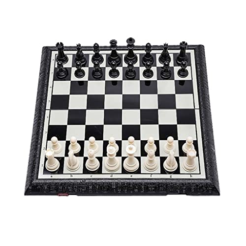 Tragbares Schachspiel Magnetisches Schach Leicht zu tragendes faltbares Schachbrett Kinder, Studenten und Erwachsene Magnetisches Schach Internationales Schach von UGKSBDVJK