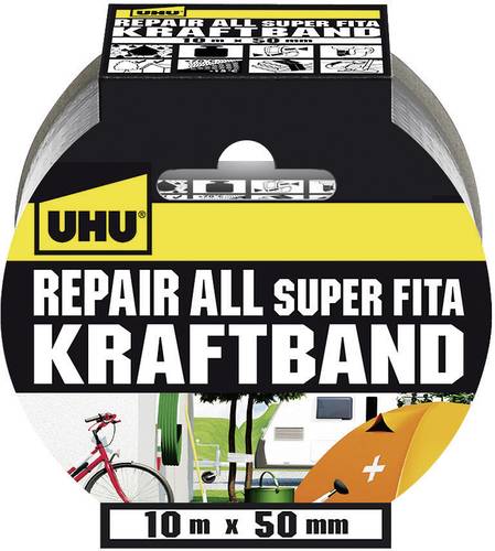 UHU 48145 Gewebeklebeband UHU® Repair Silber (L x B) 10m x 50mm 1St. von UHU