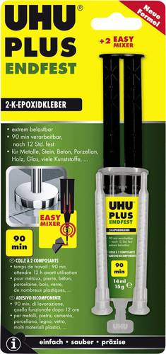 UHU PLUS ENDFEST Zwei-Komponentenkleber 45650 15g von UHU